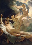 Morpheus and Iris, deur Pierre-Narcisse Guérin, 1811 Hermitage