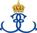 Monogramme de l'impératrice Eugénie, épouse de Napoléon III.