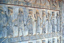 Figure di Medi e Persiani nel palazzo Apadana, Persepoli