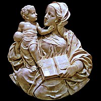 Virgen con el Niño, de Felipe Bigarny, siglo XVI.