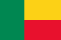 Drapeau du Bénin.