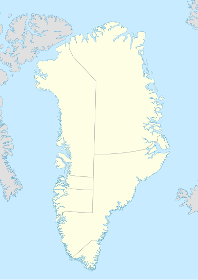 Список об'єктів Світової спадщини ЮНЕСКО в Данії. Карта розташування: Гренландія