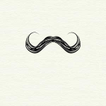In mustache distortion, horizontal lines bulge up in the center, then bend the other way as they approach the edge of the frame (if in the top of the frame), as in curly handlebar mustaches.