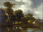 Jacob van Ruisdael, Lesisty pejzaż ze stawem, lata 40. XVII w.