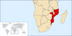 Lokacija Mozambika