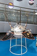 Luna-9 descent capsule at the Tsiolkovsky State Museum of the History of Cosmonautics.