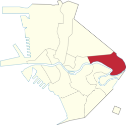 Location of Santa Mesa