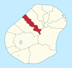 Uaboe District within Nauru