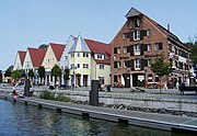 Peenestrom harbour in Wolgast