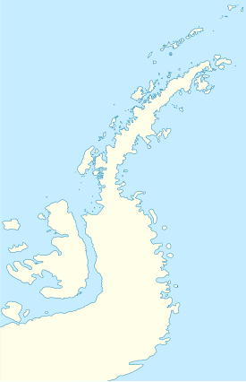 Islas Pitt o Avellaneda ubicada en Península Antártica