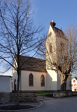 Kyrka i Eimeldingen.