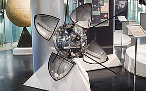 Luna-9 descent capsule at the Memorial Museum of Cosmonautics.