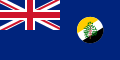 Bandera colonial del protectorat de l'Àfrica Central Britànica (1889-1907)