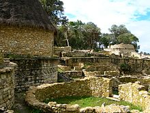 L'interno del centro urbano Kuélap della cultura Chachapoyas.