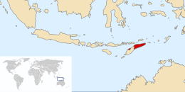 Timor portoghese - Localizzazione