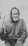 Samuel Kleinschmidt (1885) auf einem Foto von Jens Arnold Diderich Jensen. Es ist das einzige existierende Foto von ihm, da er sich immer geweigert hatte, fotografiert zu werden