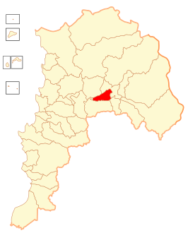 Kaart van Panquehue