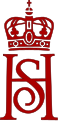 Fellesmonogrammet til kong Harald V og dronning Sonja.