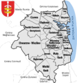 Administrativní členění města Gdyně z roku 2011 (22 částí)