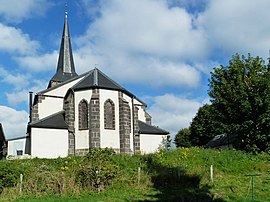 The church in Nébouzat