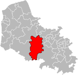 Location of Saint-Pol-sur-Ternoise within the department