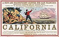 Image 2Advertisement for sailing to California, c. 1850. (from History of California)