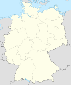 Augsburg li ser nexşeya Almanya nîşan dide