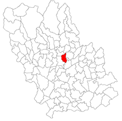 Location in Prahova County