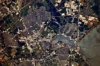 A 2010 photo of JSC from the International Space Station
