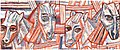 Лошади, 1924—1925. Акварель, тушь, перо на бумаге. Русский музей. 5,6×13,5 см