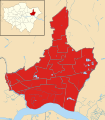 Barking and Dagenham 2010 results map