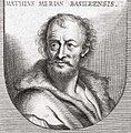 Q57968 Matthäus Merian de Oude in de 17e eeuw (Gravure: Joachim van Sandrart) geboren op 22 september 1593 overleden op 19 juni 1650