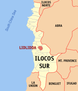 Kaart van Lidlidda