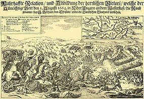 Vyobrazení bitvy u Mogersdorfu