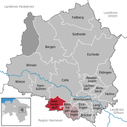 Adelheidsdorf – Mappa