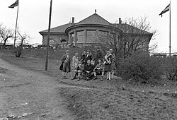 Hármashatár-hegyi turistaház 1935-ben