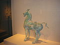 Rear view of the Han Dynasty bronze horse