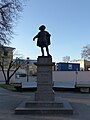 Statue of King Gustav Adolph in Tartu, Estonia