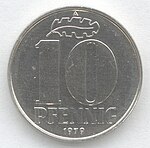 Vorderseite 10 Pfennig