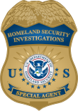 HSI Special Agent badge