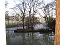 La Vingeanne au déversoir de La Romagne, avant Saint-Maurice.