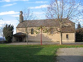 The church in Labarthète