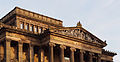 Detail of the sculptures above the columns