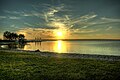 Image 5A view of Lake Neusiedl, which straddles the Austrian–Hungarian border