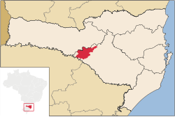 Location of Campos Novos