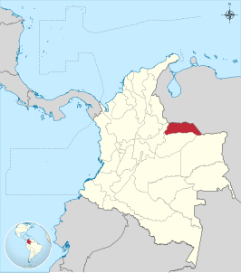 Kaart van Arauca