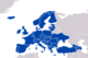 Mapa Rady Europy