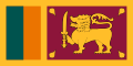 Flag of Sri Lanka with its gold bordure