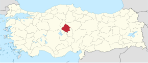Kart over Kırşehir