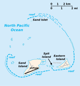 Carte des îles Midway